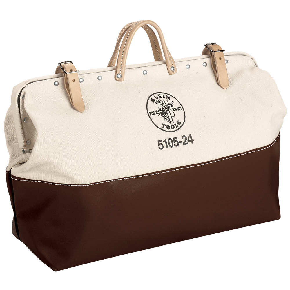 High-Bottom Canvas Tool Bag, 24-Inch - 5105-24 | Klein Tools - For Professionals since 1857