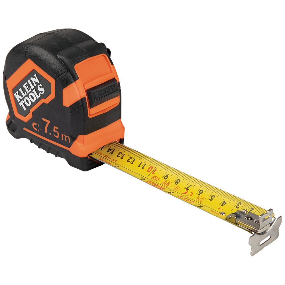 Tape Measure, 7.5-Meter Magnetic Double-Hook, Tape Measure with 4-Meter standout of wide, tough and durable blade