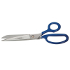 Bent Trimmer w/Blue Coating, 9-Inch, Scissors are chrome over nickel plated, carbon steel
