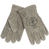 Cowhide Driver's Gloves, Medium, Tough, durable, sueded cowhide leather