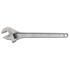 Adjustable Wrench Standard Capacity, 15-Inch, Forged heat-treated alloy steel for light weight and maximum strength