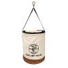 Canvas Bucket with Closing Top, 17-Inch, Canvas Bucket is load rated 150 lbs. (68 kg)