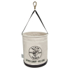 Canvas Bucket, All-Purpose with Drain Holes, 12-Inch, Canvas Bucket with 150-pound (68 kg) Max Load Rating
