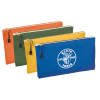 Zipper Bags, Canvas Tool Pouches Olive/Orange/Blue/Yellow, 4-Pack, These Tool Pouches are proudly Made in the USA