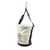 5172PS 092644555381 Heavy-Duty Tapered Wall Bucket 15 Pocket, Web handle extends down the sides of the bucket for added strength