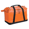 Extra-Large Nylon Equipment Bag, Orange vinyl-coated nylon fabric bag