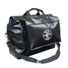 Tool Bag, Vinyl Equipment Bag, Black, Large, Tool bag has two large, outside pockets with Velcro® brand fasteners