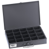 Mid-Size 20-Compartment Storage Box, Each box has a carrying handle, positive pull-down locking catch