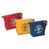 Zipper Bags, Assorted Canvas Tool Pouches, 3-Pack, Tool pouch comes in an assortment of three colors: red, blue, and yellow
