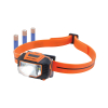 LED Headlamp with Silicone Hard Hat Strap, LED Light with anti-slip silicone strap stays security fastened to hard hat