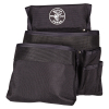 Tool Pouch, PowerLine™ Series 8-Pocket Tool Pouch, Black Nylon, Tool Pouch with eight pockets including large utility pocket with divider to carry an assortment of tools and accessories