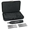 Screwdriver Set, Torque, 6-Piece, Compact, easy to use screwdriver set includes the Torque Screwdriver, a 6-piece bit set and a rugged blow-molded case with foam inserts for a tight, organized fit