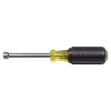 6 mm Nut Driver, 3-Inch Hollow Shaft, Cushion Grip, Standard length for most applications, fits over long bolts and studs