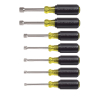 Nut Driver Set, 3-Inch Shafts, Cushion Grip, 7-Piece, Tool Set has general-purpose selection of the most frequently used nut drivers