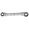 Reversible Ratcheting Box Wrench 3/8 x 7/16-Inch, Reversible Ratcheting Box Wrench with a different size at each end