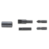 Screwdriver Bits for Impact Driver Set, Replacement set of screwdriver bits (5/16-Inch and 1/2-Inch regular slotted tip, #2 and # 4 Phillips-tip)