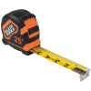 Tape Measure, 25-Foot Single-Hook, Tape Measure with 13-Foot standout of wide, tough and durable blade
