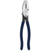 Lineman's Pliers, High-Leverage, 8-Inch, Pliers with high-leverage design rivet is closer to the cutting edge for 46-percent greater cutting and gripping power than other plier designs