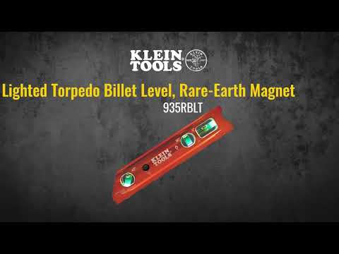 Lighted Torpedo Billet Level, Rare-Earth Magnet (935RBLT)