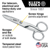 21007 Electrician's Scissors, Nickel Plated Image 1