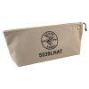 5539LNAT Zipper Bag, Large Canvas Tool Pouch, 18-Inch, Natural Image