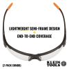 60173 PRO Safety Glasses-Semi-Frame, Combo Pack Image 3