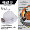 60406RL Hard Hat, Non-Vented, Full Brim with Rechargeable Headlamp, White Image 1