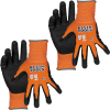 60580 Knit Dipped Gloves, Cut Level A1, Touchscreen, Medium, 2-Pair Image