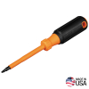 6884INS Insulated Screwdriver, #1 Square Tip, 4-Inch Shank Image