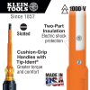 6024INS Insulated Screwdriver, 1/4-Inch Cabinet, 4-Inch Round Shank Image 1