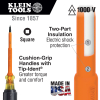 6624INS Insulated Screwdriver, #2 Square, 4-Inch Shank Image 1