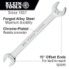 68460 Open-End Wrench 1/4-Inch, 5/16-Inch Ends Image 1