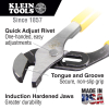 D50212TT Pump Pliers, 12-Inch, with Tether Ring Image 1