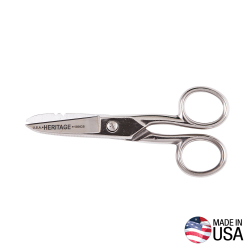 100CS Serrated Electrician Scissors with Stripping Image 