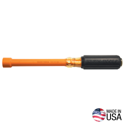64658INS 5/8-Inch Insulated Nut Driver, 6-Inch Hollow Shaft Image 