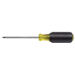 663 #3 Square Recess Screwdriver, 4-Inch Round Shank Image 