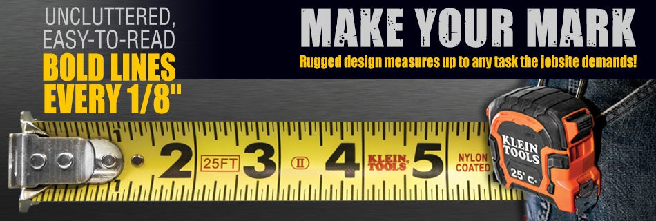 Klein Tools - New Tape Measures