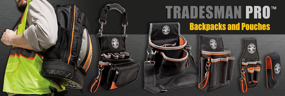 Klein Tools - new Tradesman Pro Bags and Pouches