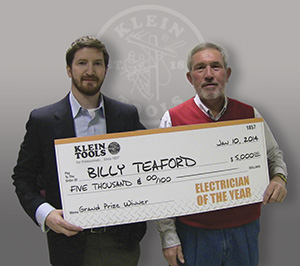 2013 Electrician of the Year -- Billy Teaford