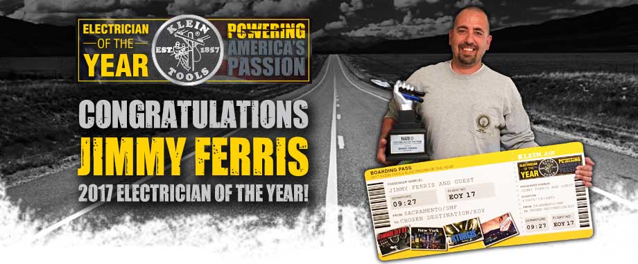 Klein Tools 2017 Electrician of the Year - Winner!