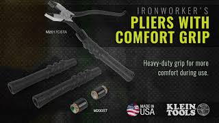 Ironworker’s Pliers with Comfort Grip (M201-7CSTA) and Comfort Grip Kit (M200ST)