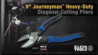 9'' Journeyman™ Heavy-Duty Diagonal-Cutting Pliers