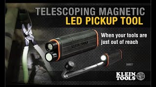 Telescoping Magnetic LED Pickup Tool