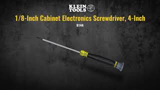1/8-Inch Cabinet Electronics Screwdriver, 4-Inch (6144)