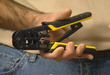 Klein Tools Ratcheting Modular Crimper-Stripper