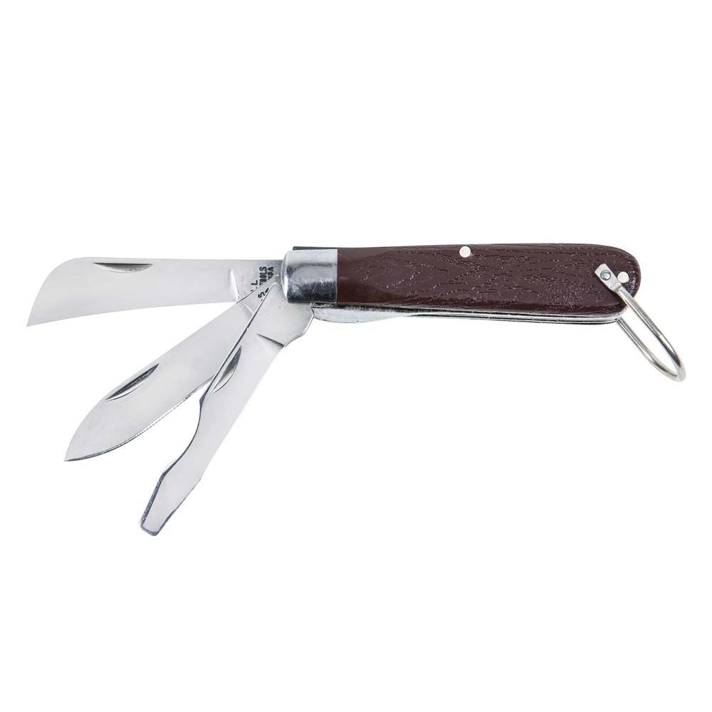 3 Blade Pocket Knife with Screwdriver