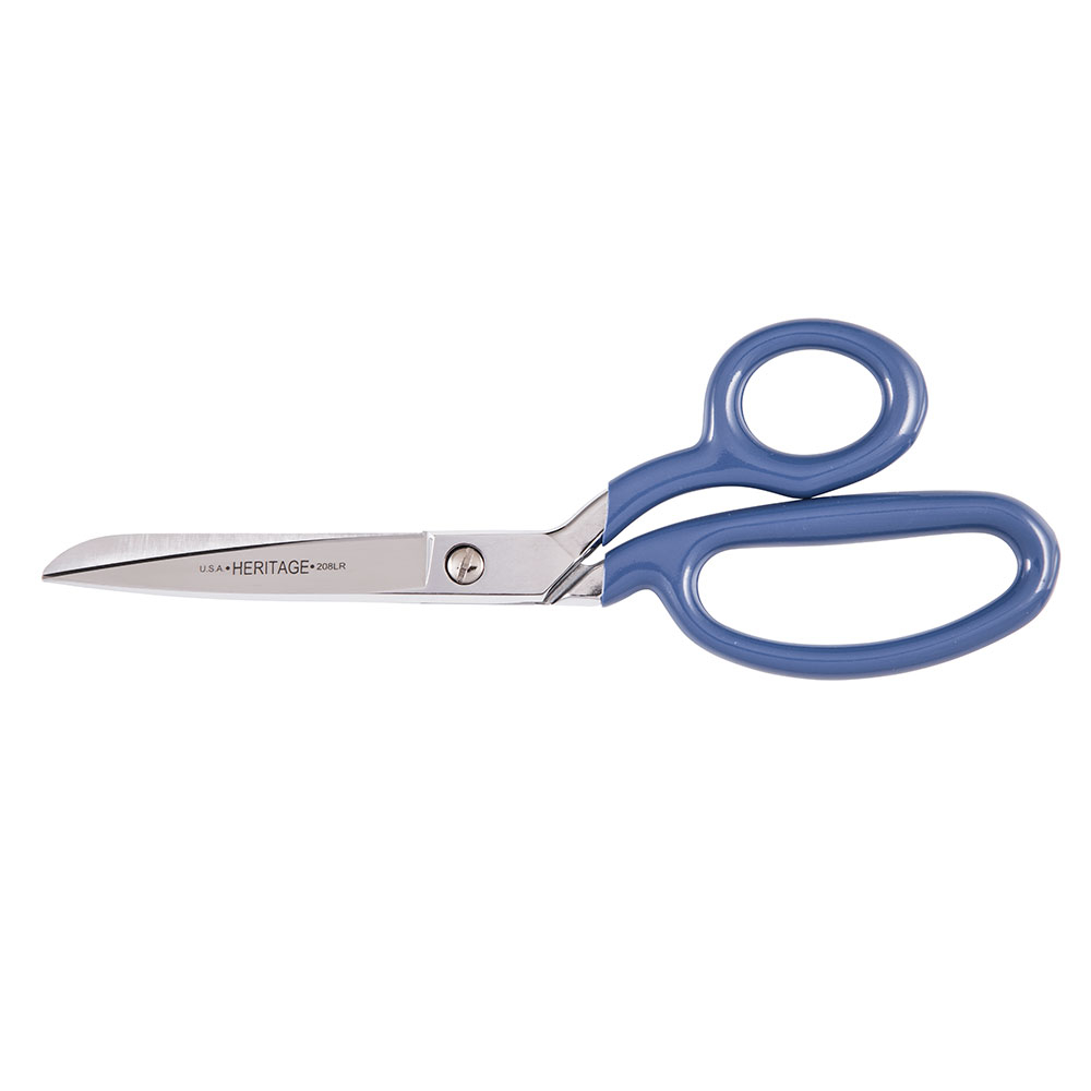 Bent Trimmer w/Large Ring, Blue Coating, 8-Inch