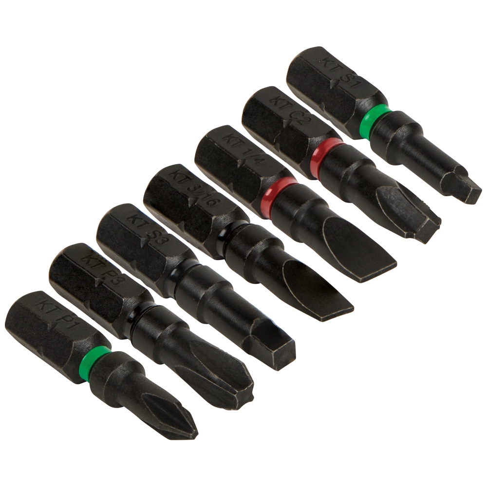 Pro Impact Power Bits, Assorted 7-Pack