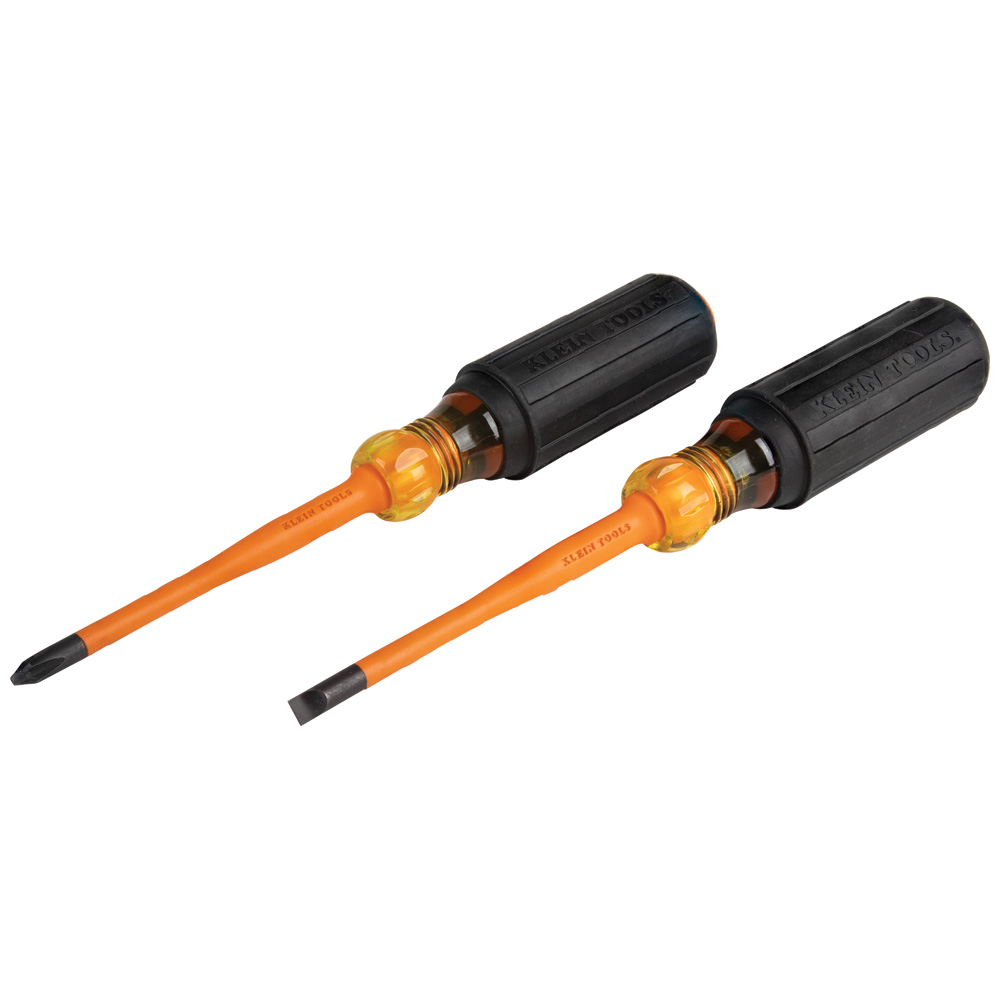 Screwdriver Set, Slim-Tip Insulated Phillips and Cabinet Tips, 2-Piece