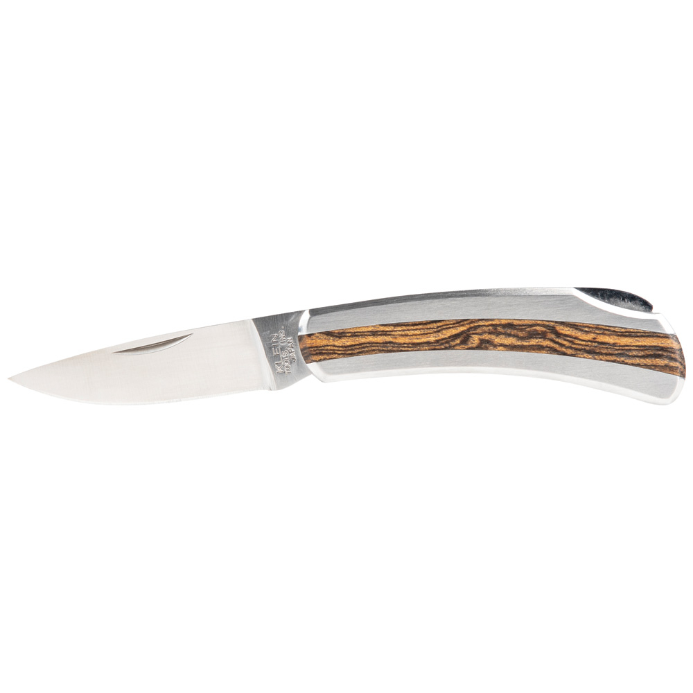 Stainless Steel Pocket Knife, 2-1/4-Inch Drop Point Blade